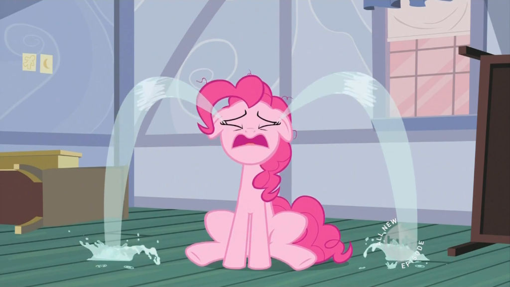 Raspberry Cry Pinkie Pie cry by poyquinn on DeviantArt