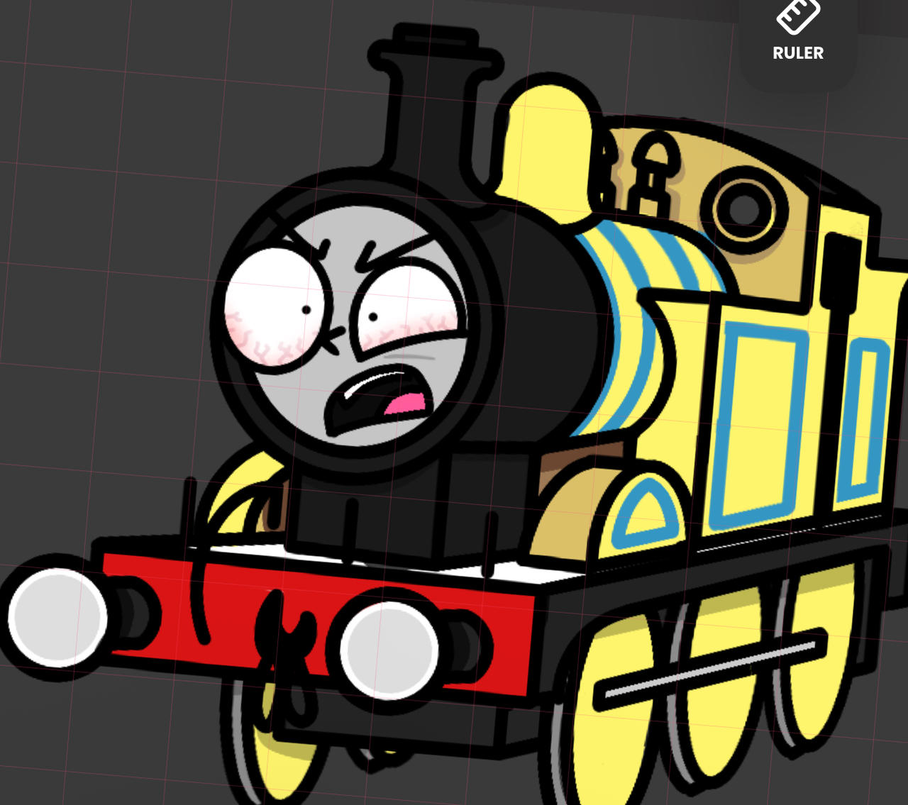 The Yellow Engine Boris the Yellow Engine by JacksonThe4F on DeviantArt