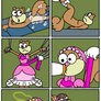 Sandy Cheeks Baby Bottlenecked comic