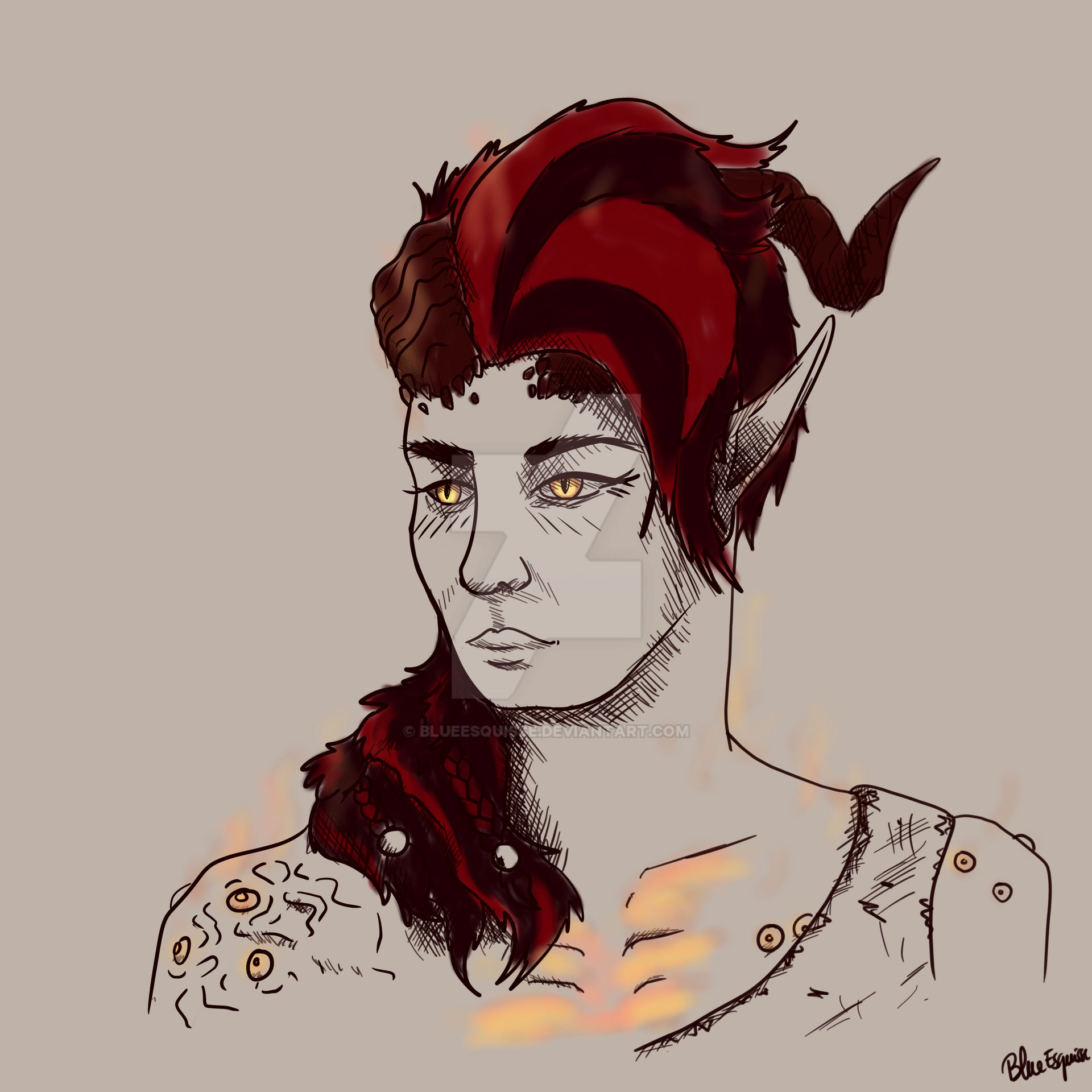 Deviantart Karlch Karlach by BlueEsquisse on DeviantArt