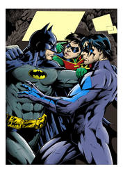 Batman Nightwing Robin Color