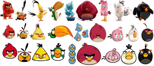 Angry Birds Rainbow Evolution by TrevLafoe