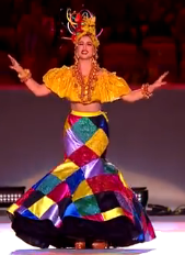 Carmen Miranda as Portrayed by Roberta Sa