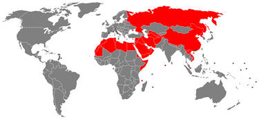 Nations that ban Jehovah's witnesses