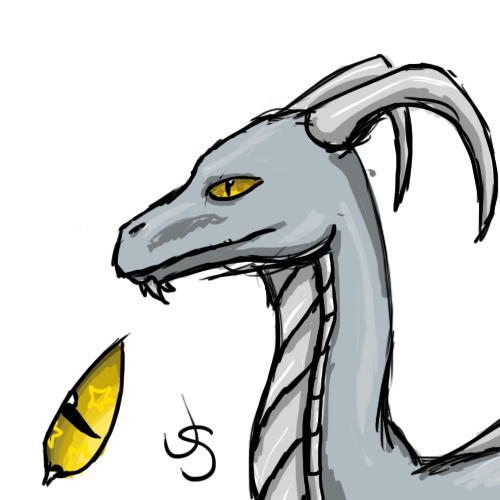 masters drawing of my dragon