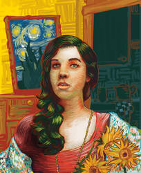 Van Goghian Self Portrait