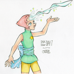 INKtober Day 7: Pearl