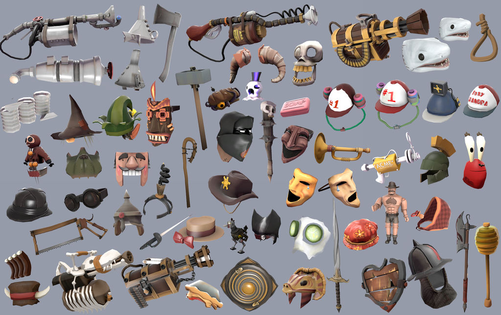 Tf2 Inventory TF2 Items Collab by Ducksink on DeviantArt