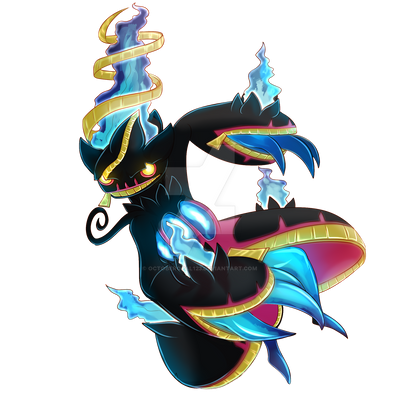 Barnabas the Banette/Chandelure fusion by OctoberOpal123 on DeviantArt