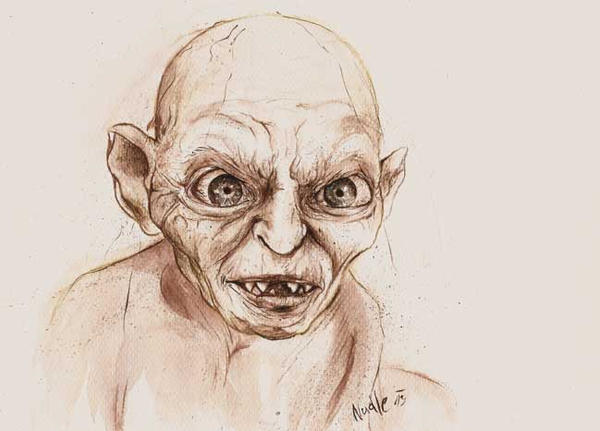 Gollum_watercolors