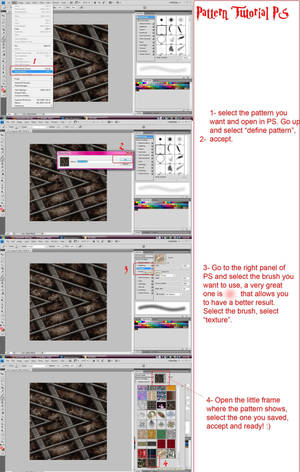 Pattern tutorial PS by StarsColdNight Pattern tutorial PS by StarsColdNight