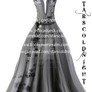 Grey dress PNG by starscoldnight