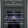 Gothic Corset PNG