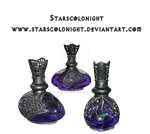 Purple Gothic Bottle