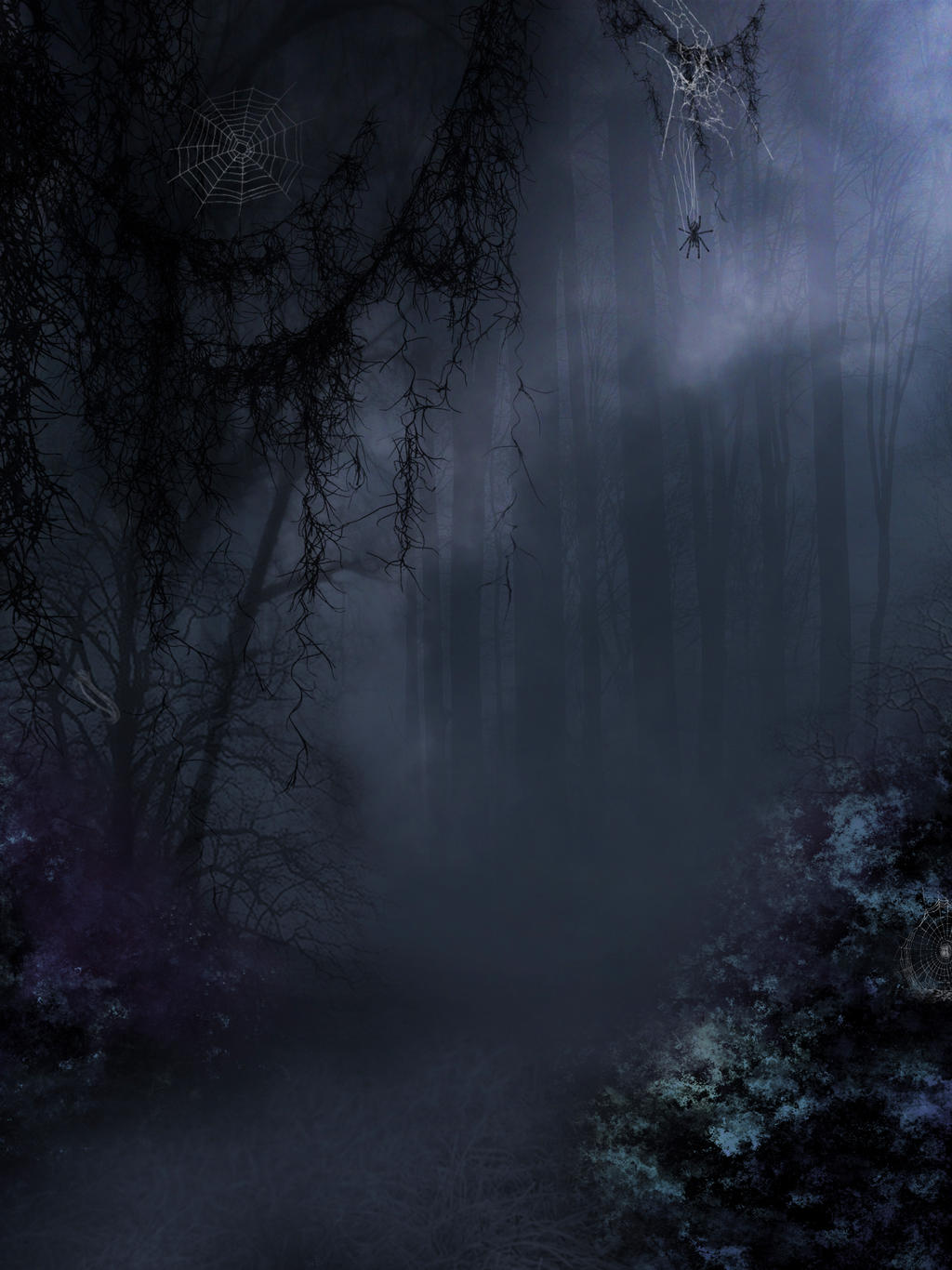 Hollow Forest premade BG by StarsColdNight