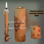 Autumn candles PNG