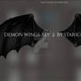 Demon wings set III PNG
