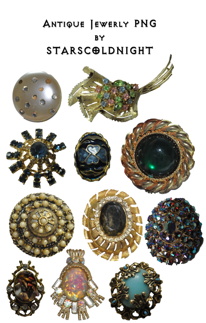 Antique Jewerly png by StarsColdNight