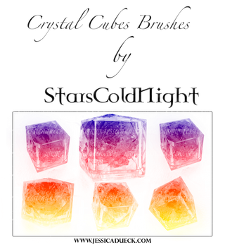 Crystal Cubes Brushes By Starscoldnight