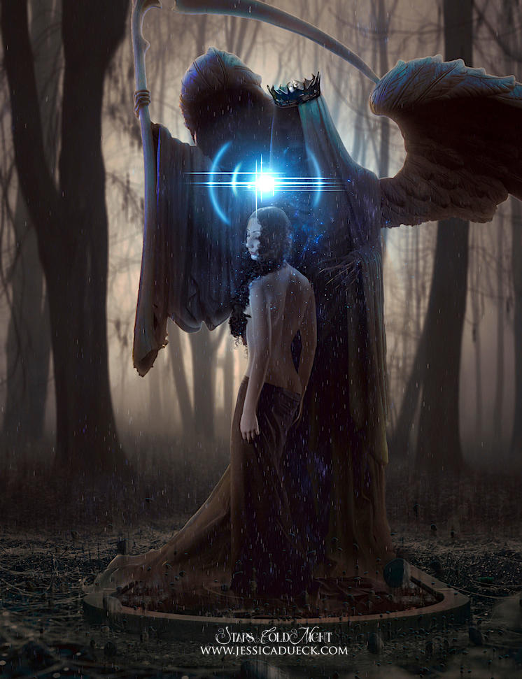 Death goddess by StarsColdNight