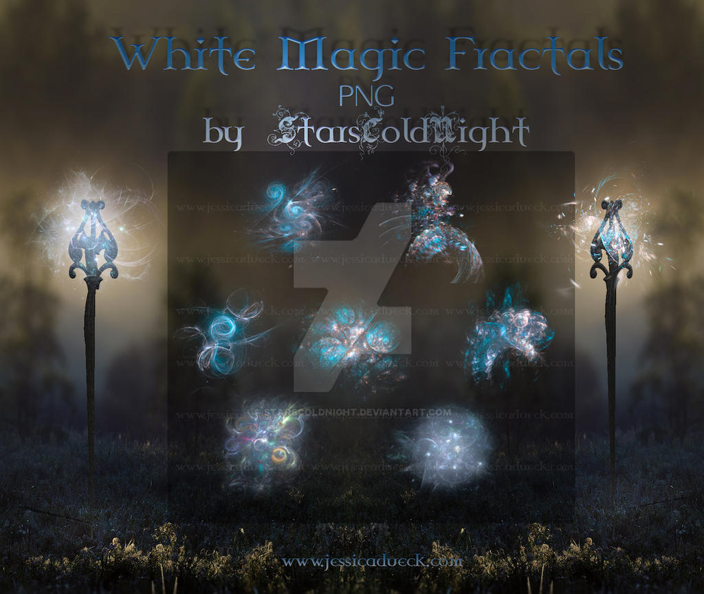 White Magic Fractals PNG by  StarsColdNight