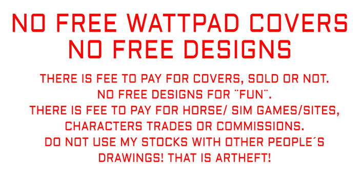 Wattpad covers are NOT FREE