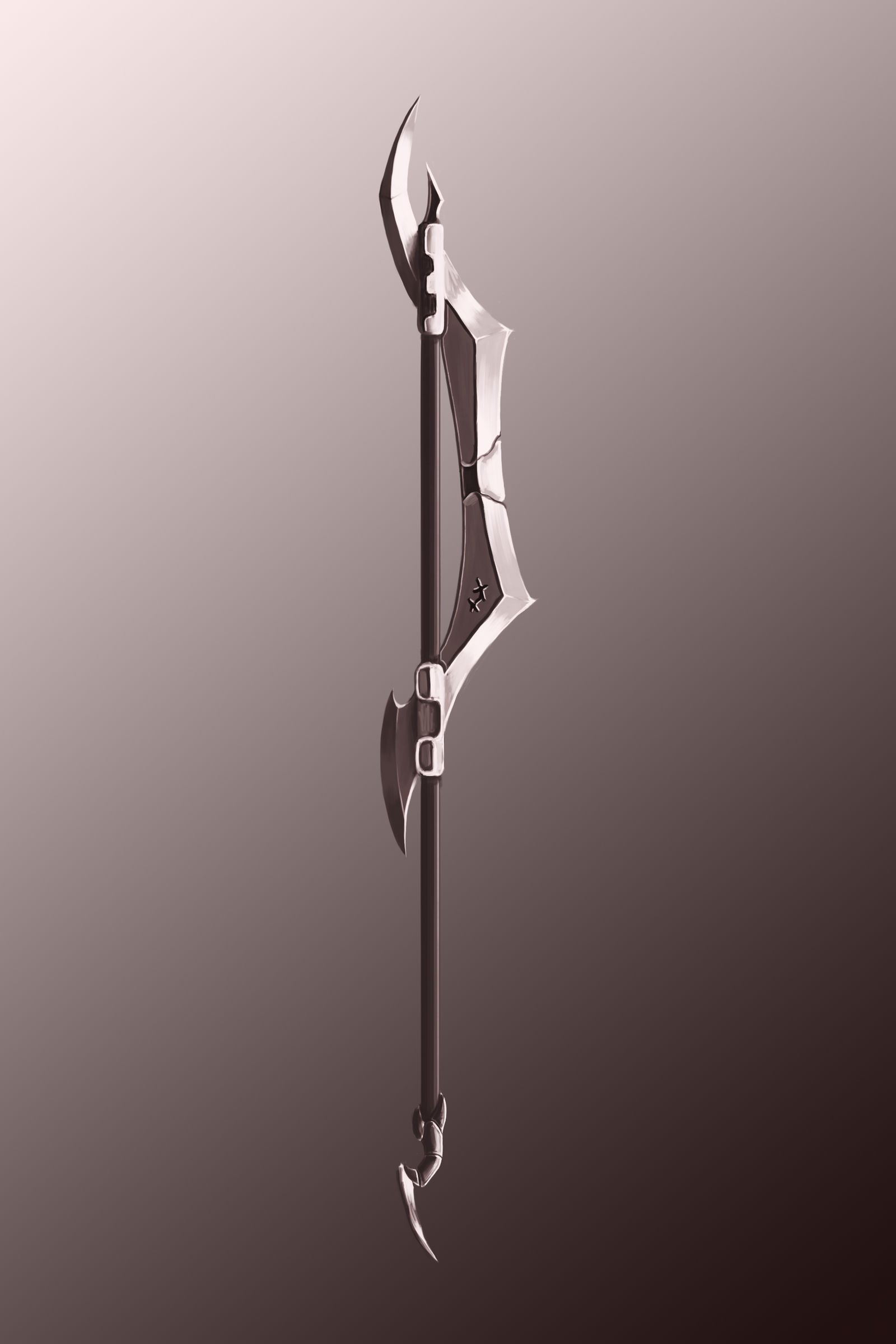 Halberd Tibia Halberd rendered v2 by ExJulian on DeviantArt