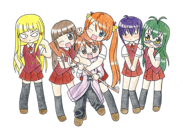 Negima Deviantart negima chibis by i-love-renji on DeviantArt