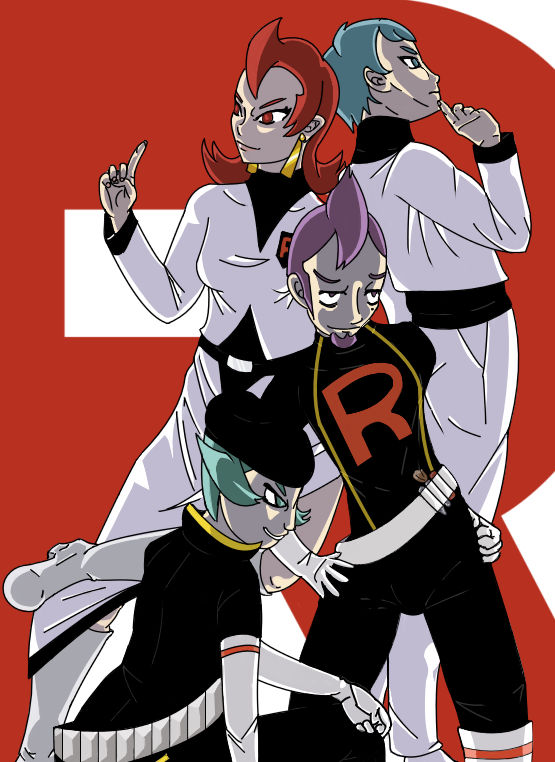 Here Comes Team Rocket! by Right-on-Red on DeviantArt