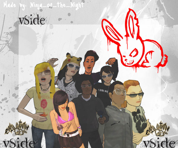 Vside Logo Rabbit vSide wallpaper by Vsider on DeviantArt