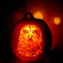 Barred Owl Pumpkin
