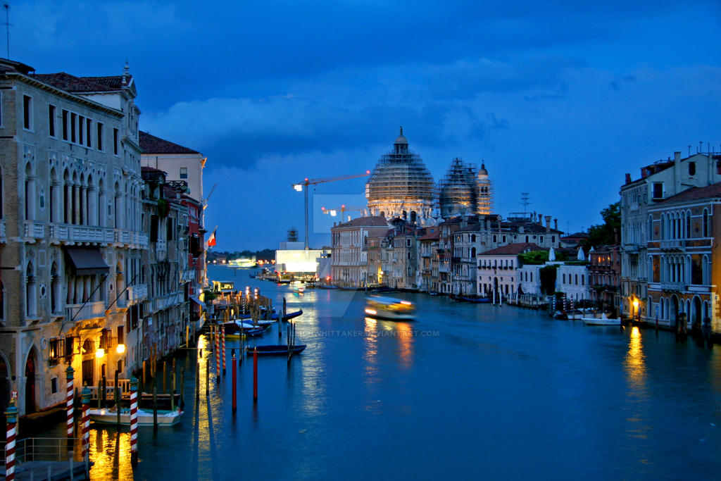 Venice Grand Canal at Night 3