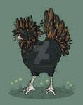 Fluffy Chicken by dinosaphira99