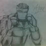 Atom Real Steel Drawing