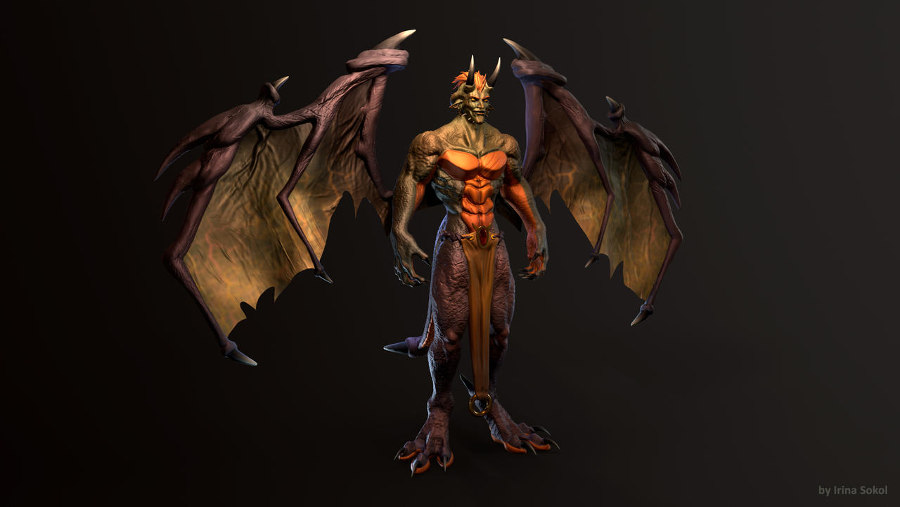 Humanoid Dragon, 3D visualization character by sokoldigital on DeviantArt