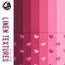 Pink Linen Digital Paper with Hearts