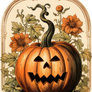 Free Vintage Halloween Label