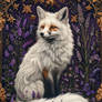Floral Enchantment - The White Fox