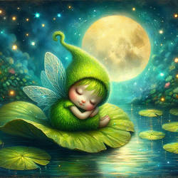 Free - Sleeping Cute Fairy