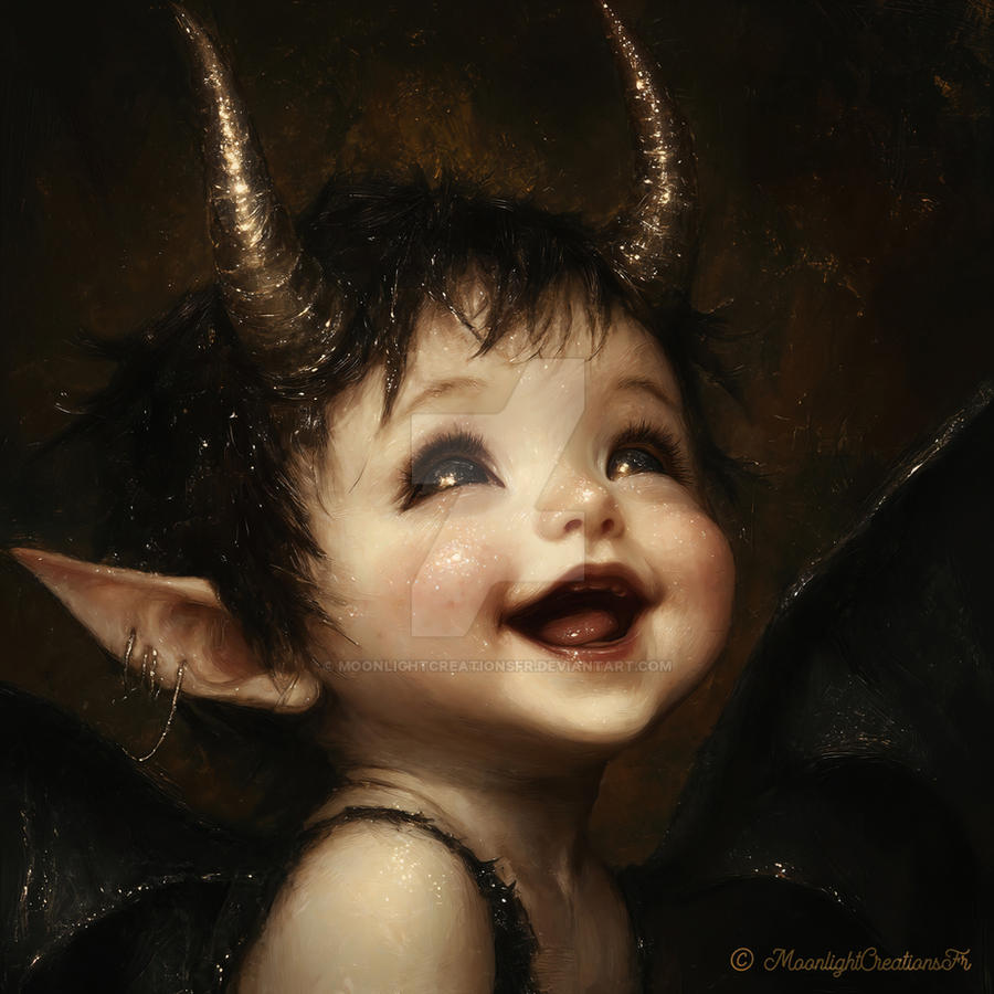 Mini Size Devils Tiny Devil, Big Smile by MoonlightCreationsFr on DeviantArt