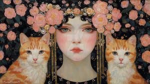 The Lady of Petals and Paws