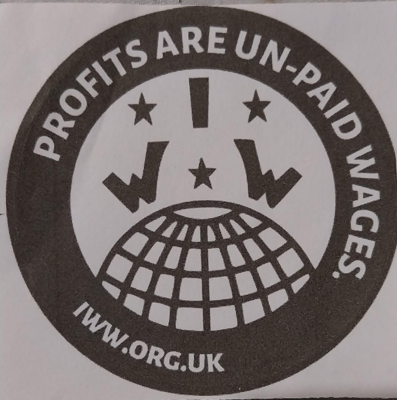 IWW sticker 3