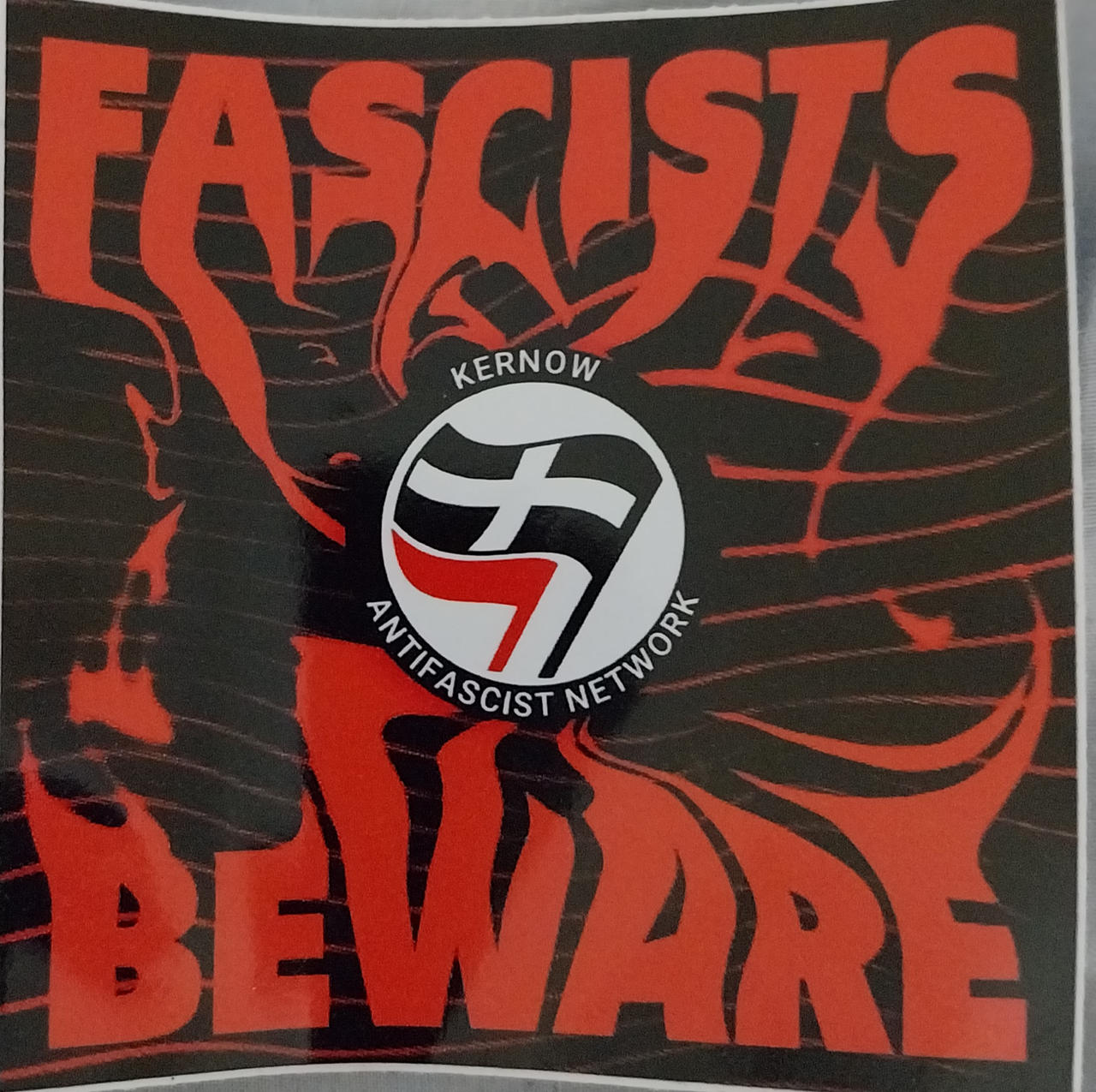 Kenow antifa sticker