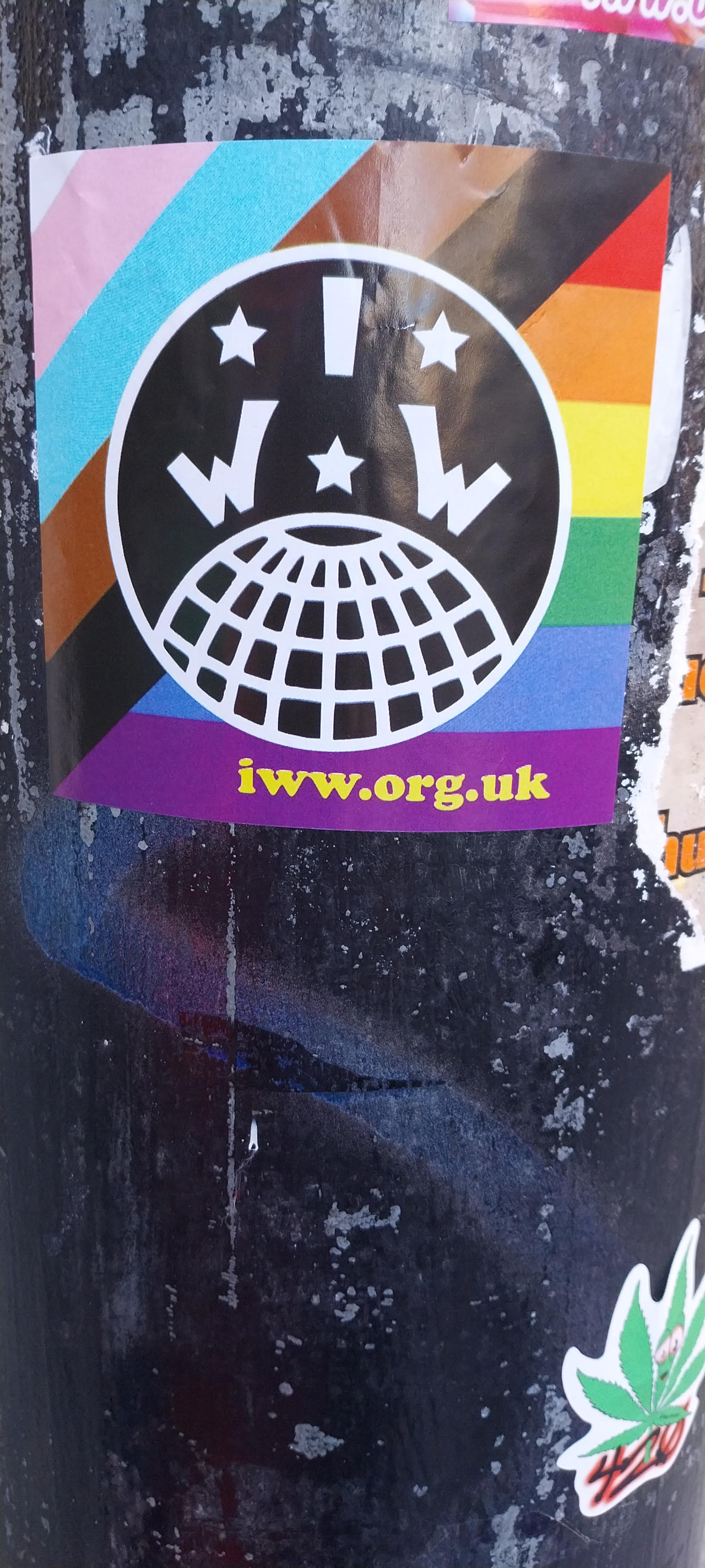 IWW Pride sticker
