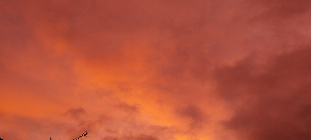 Red sky in the morning