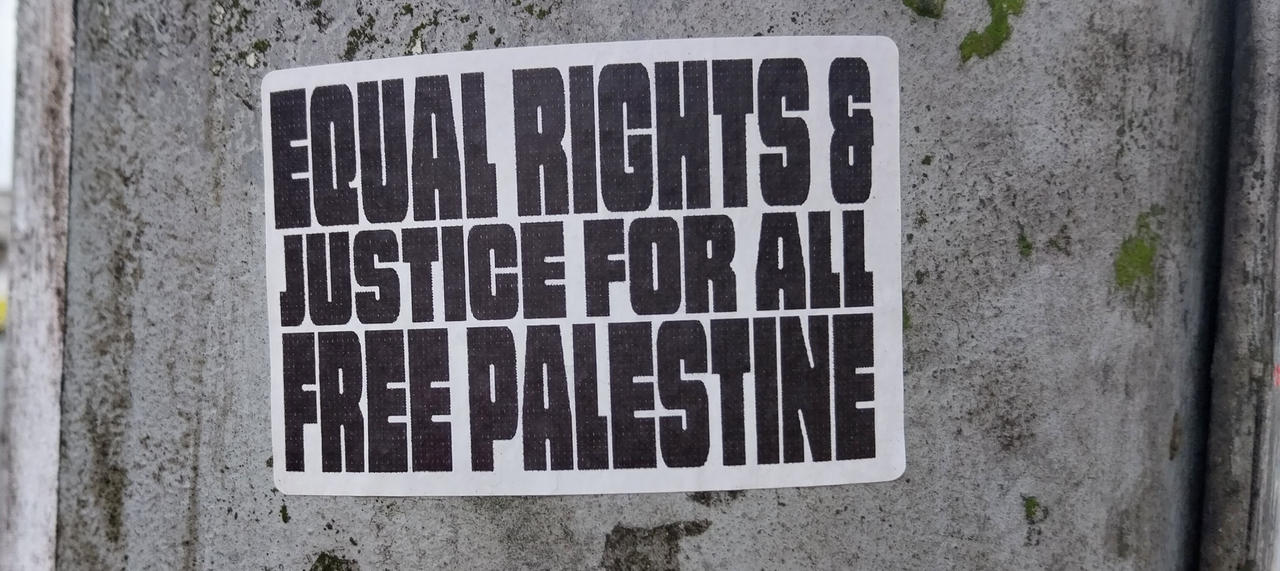 Free Palestine sticker