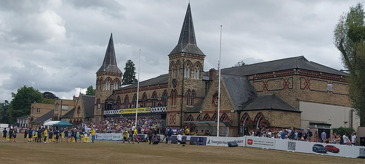 At the cricket