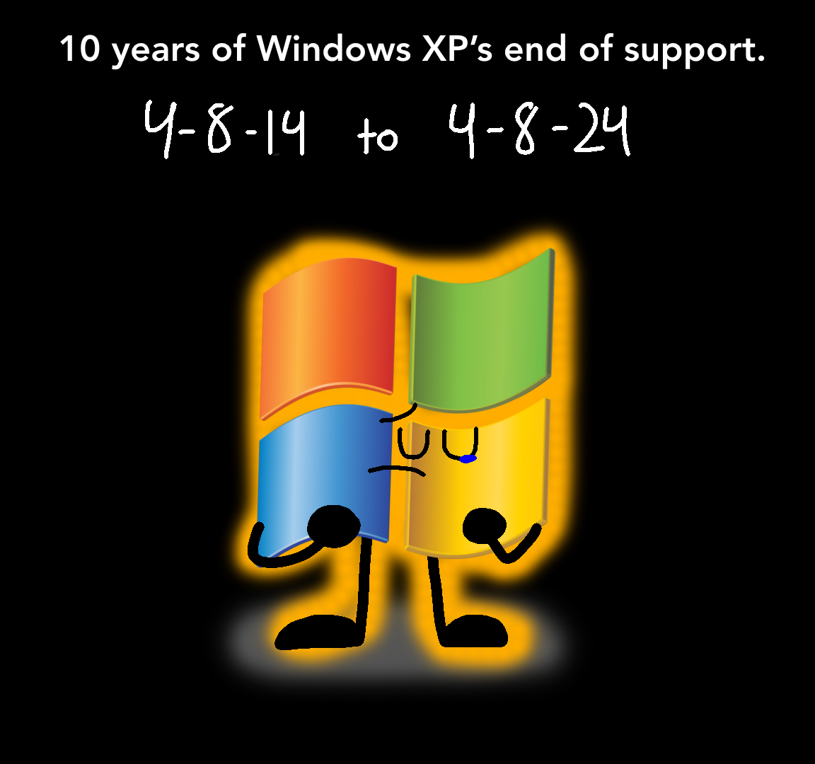Windows Xp Finish 10 years since Windows XP end of support by WindowsArtist2009 on DeviantArt