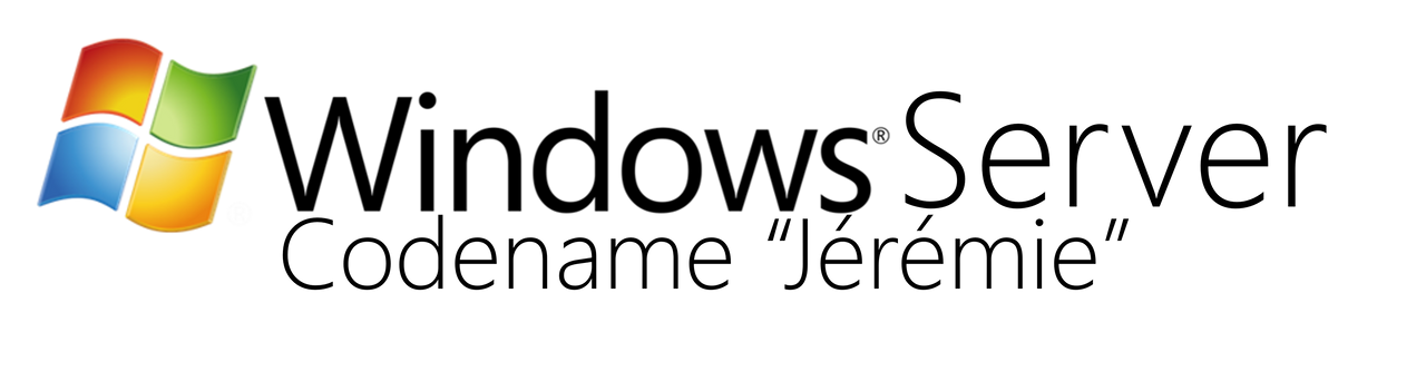 Windows Server Codename Jeremie Logo 1 by WindowsArtist2009 on DeviantArt