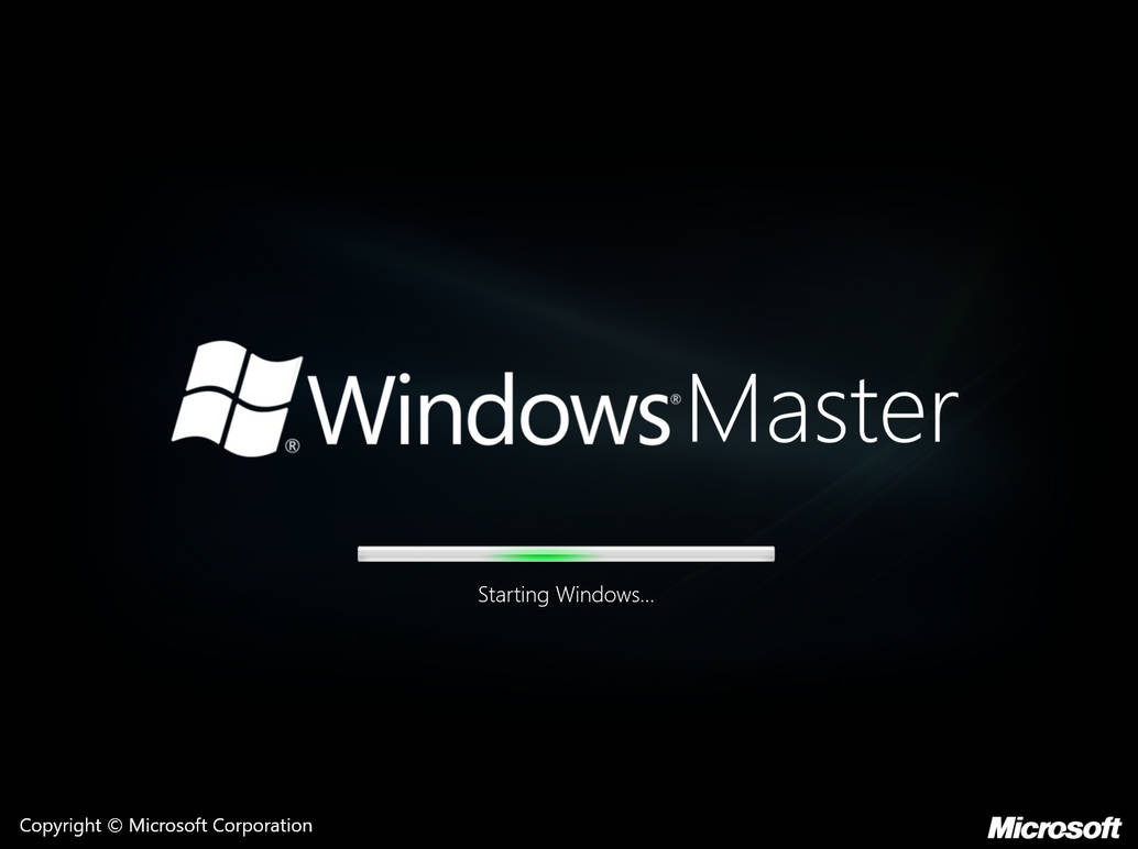 Windows Master OS RTM Bootscreen by WindowsArtist2009 on DeviantArt